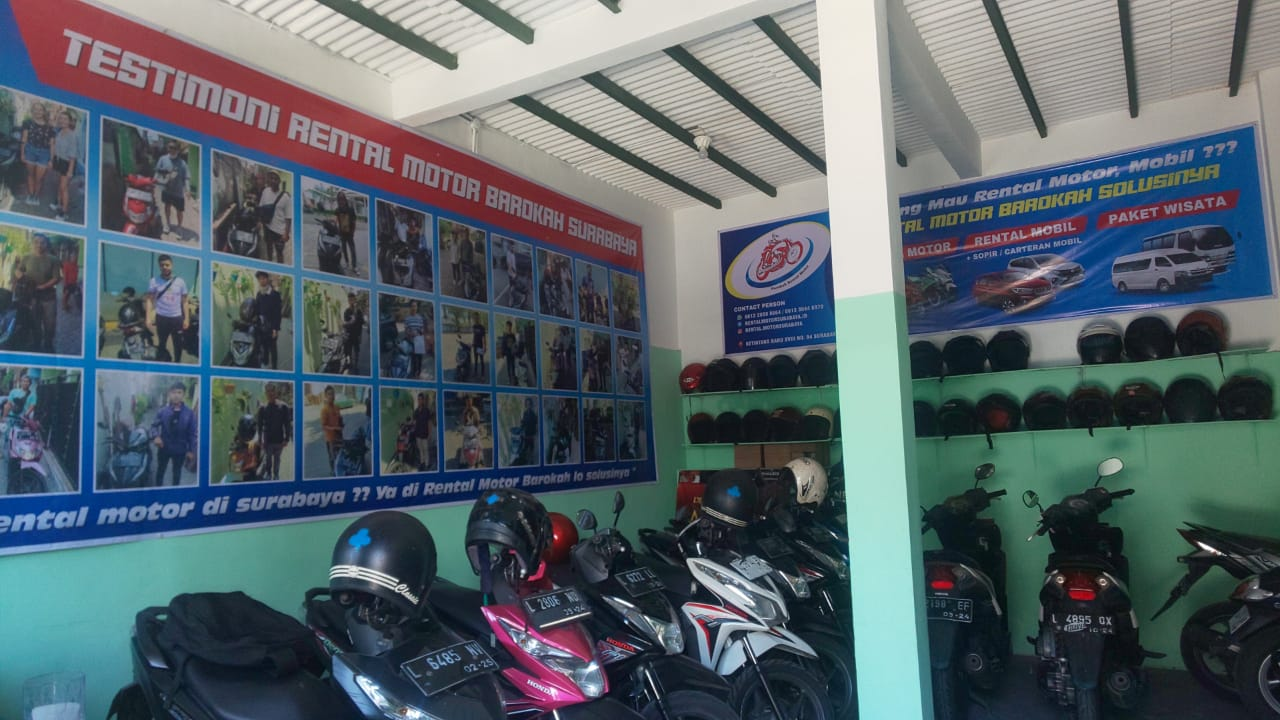 Rental motor di surabaya apakah aman ? Tanya admin kami dulu