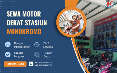 Sewa Motor Dekat Stasiun Wonokromo untuk Mobilitas di Surabaya