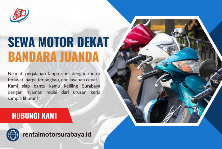 Sewa Motor Dekat Bandara Juanda