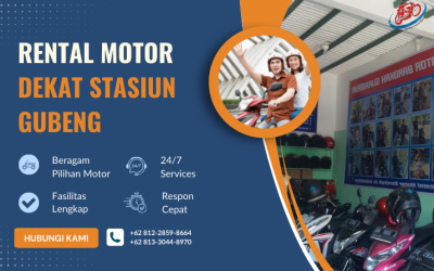 Rental Motor Dekat Stasiun Gubeng | Harga Murah & Terpercaya