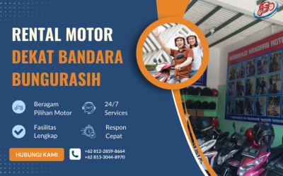 Rental Motor Dekat Bandara Bungurasih | Cepat dan Murah