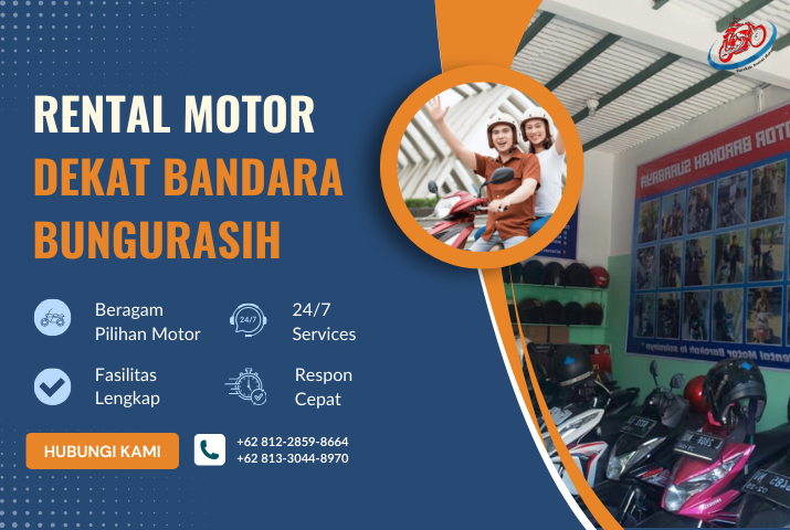 Rental Motor Dekat Bandara Bungurasih | Cepat dan Murah