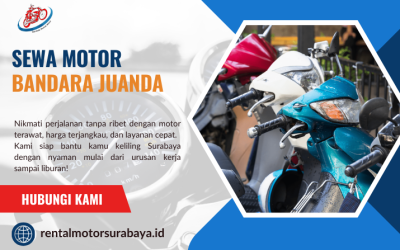 Sewa Motor Bandara Juanda | Booking Mudah via WhatsApp
