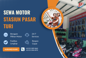 Sewa Motor Stasiun Pasar Turi