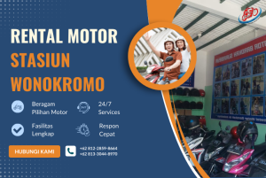 Rental Motor Stasiun Wonokromo