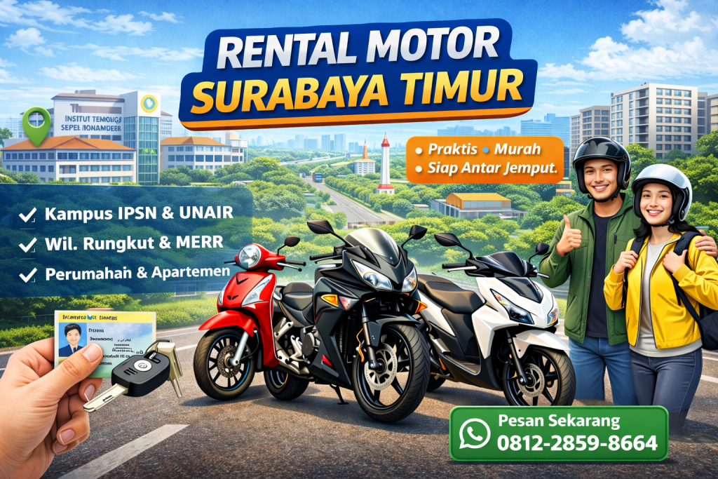 Rental Motor Surabaya Timur