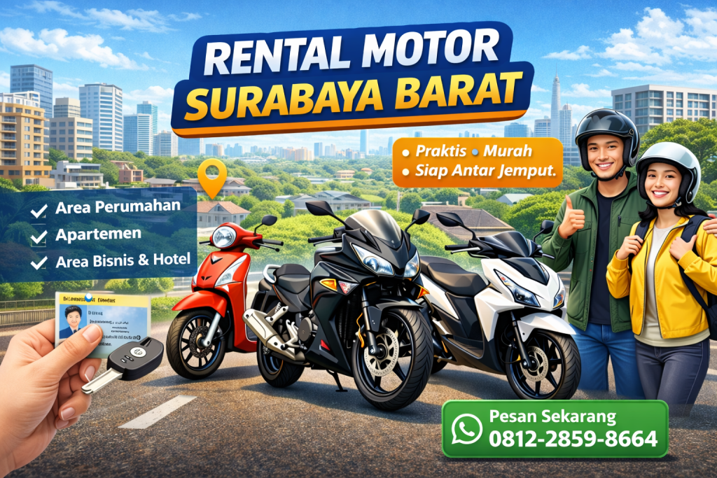 Rental motor Surabaya Barat