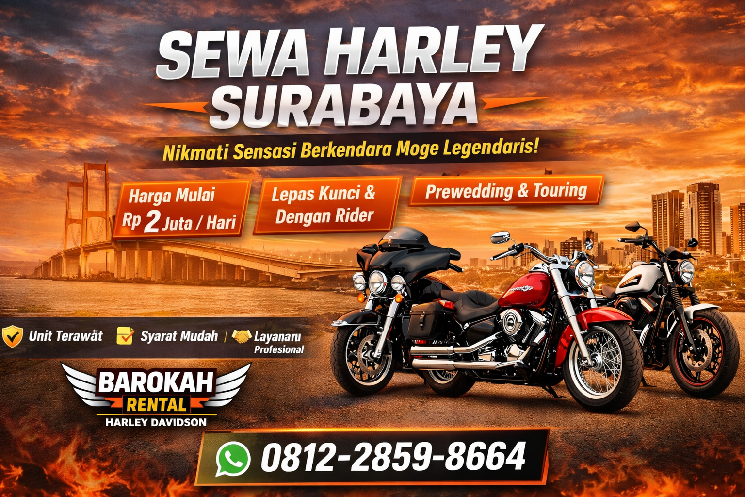 Sewa Harley Surabaya