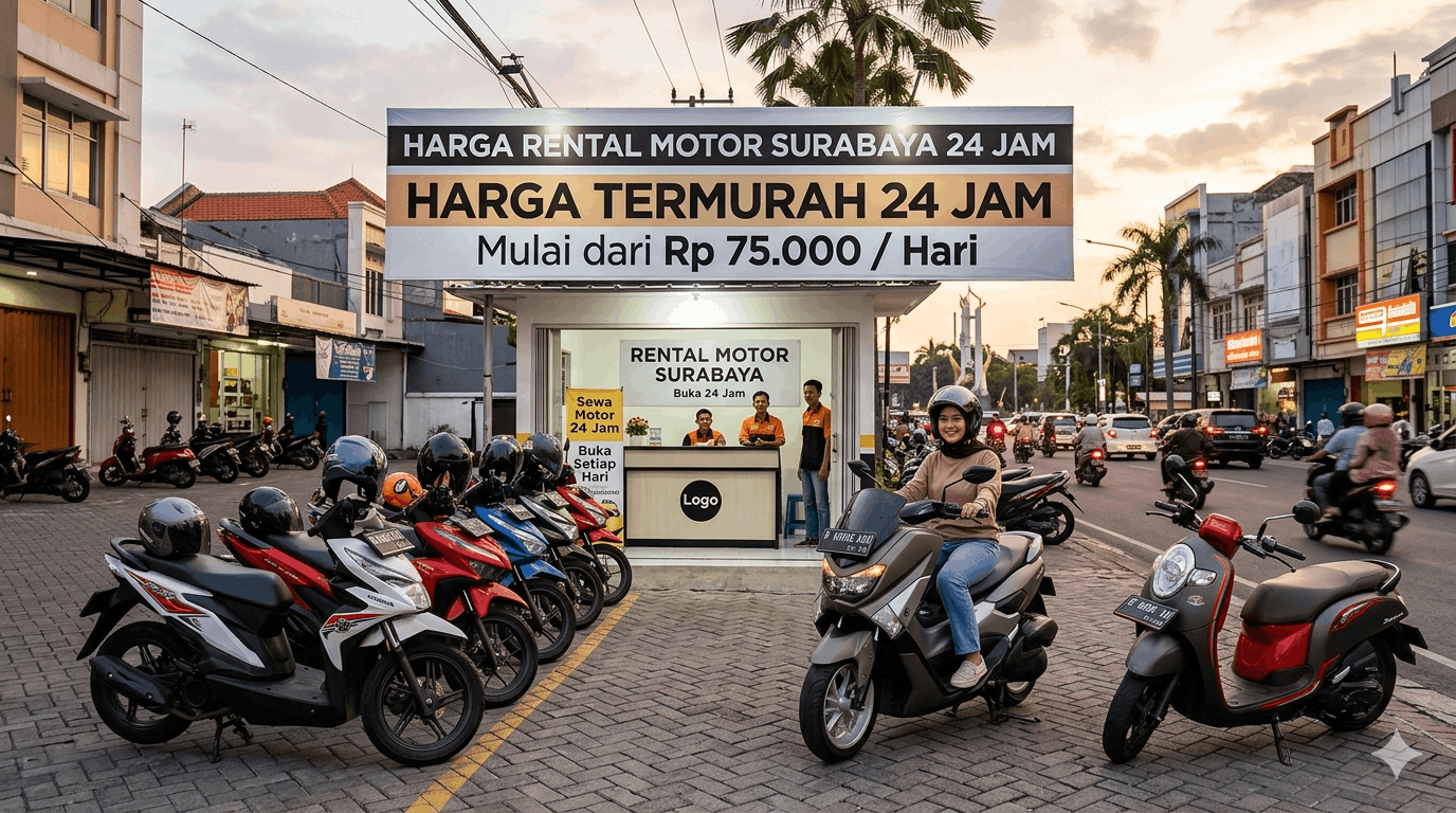 Harga Rental Motor Surabaya 24