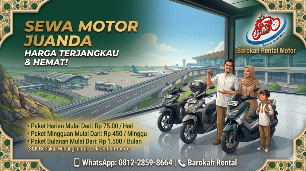 Harga Sewa Motor Juanda