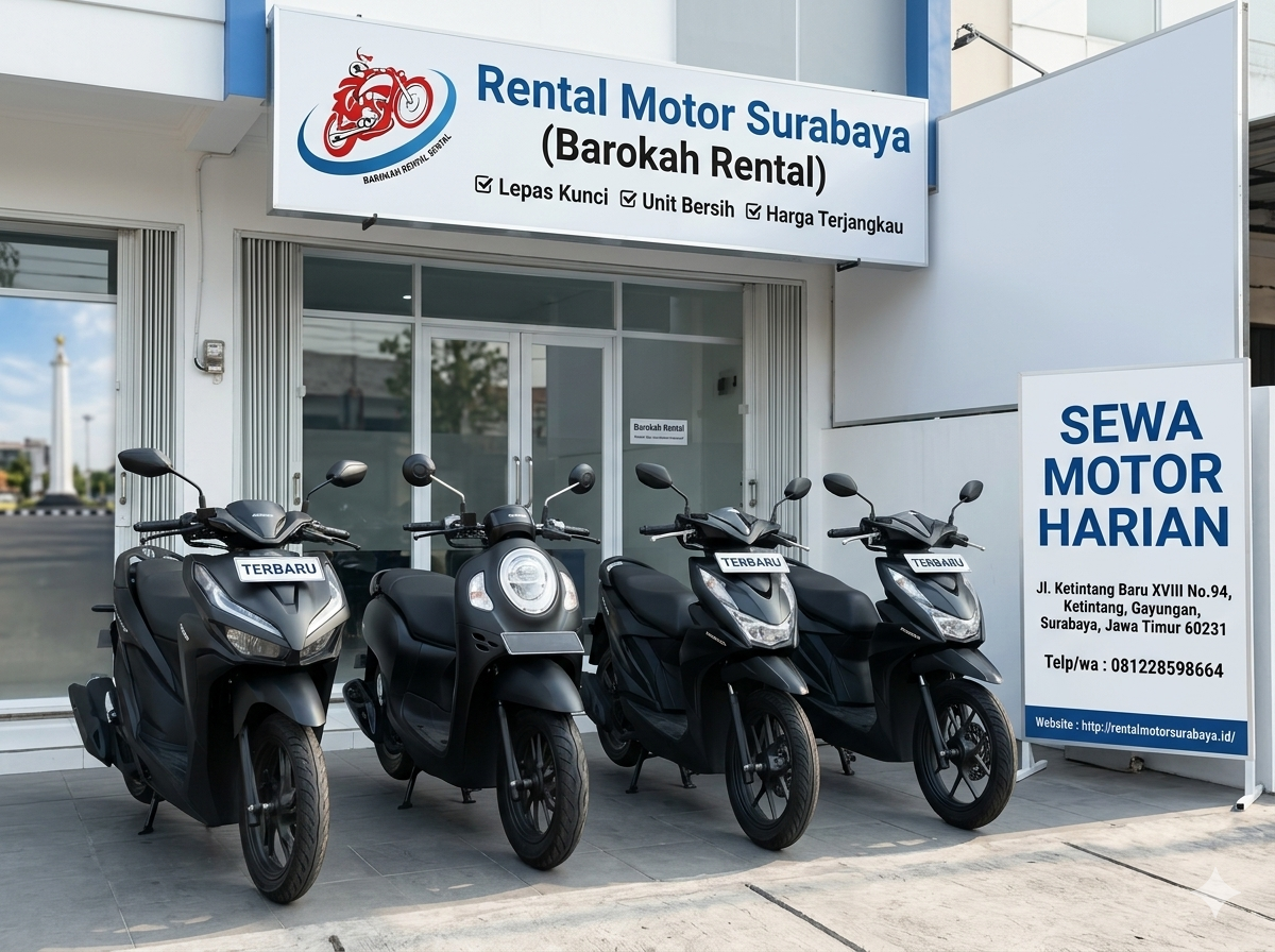 sewa motor harian surabaya